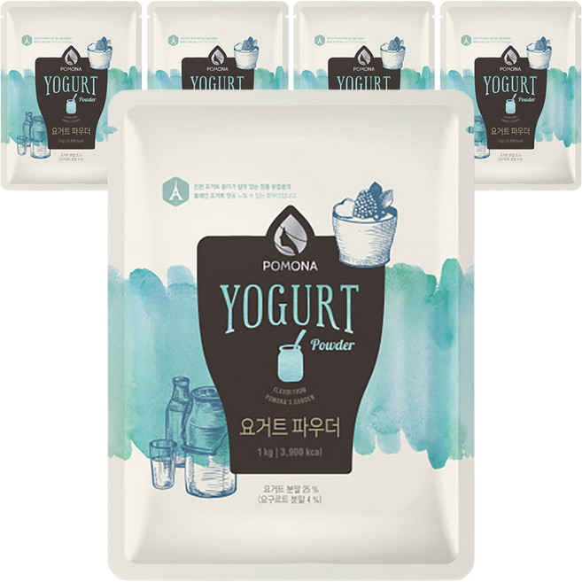 포모나 요거트파우더, 1kg, 1개입, 5개