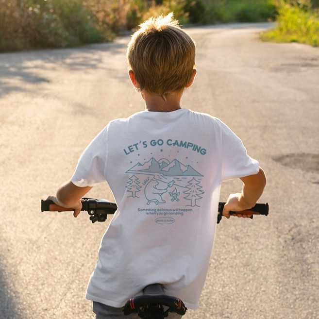 플래닛리메이커 아동용 폴라베어 드라이 반팔티