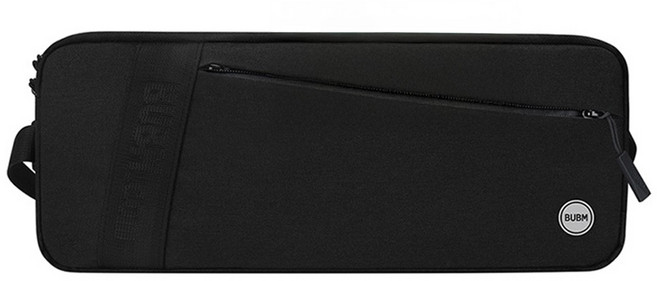 BUBM 必優美 3C配件手機雲台收納包 隨身胸背單肩包 大容量 收納廣泛 防刮耐磨 方便攜帶, BM01151081-HEI, 1個