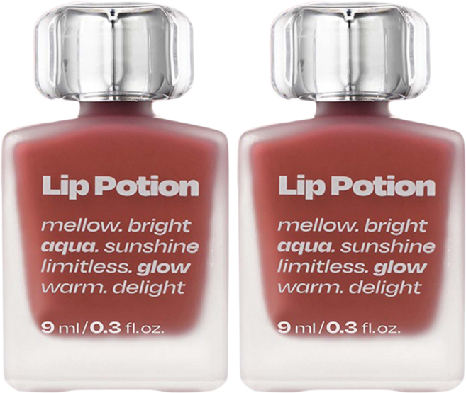 얼터너티브스테레오 립 포션 아쿠아 글로우 립틴트, 2 피그 캔디, 2개