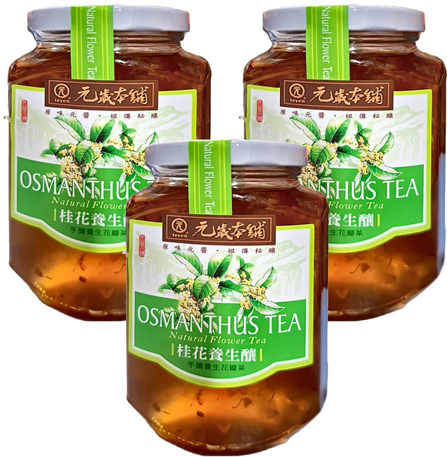 元歲本舖 桂花養生釀, 450g, 1罐, 3罐