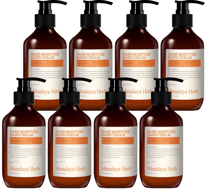 나드 모이스처 핸드크림 탠저린유칼립투스, 280ml, 8개