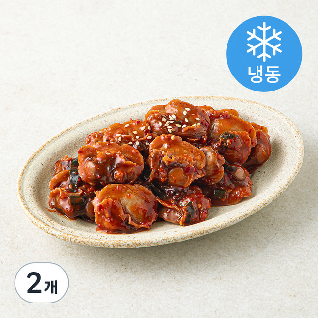 고래미 양념꼬막장G (냉동), 1kg, 2개