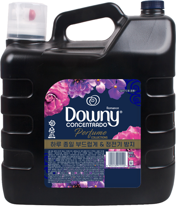 다우니 업그레이드 섬유유연제 로맨스 본품, 8.5L, 1개