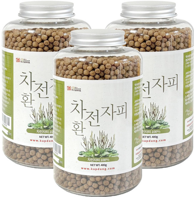 KAPDANG 草本車前草丸, 400g, 3罐