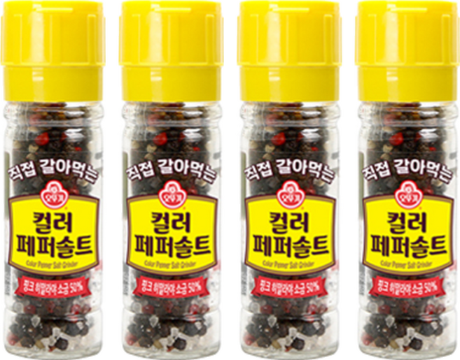 OTOKI 不倒翁 綜合研磨胡椒鹽, 70g, 4個