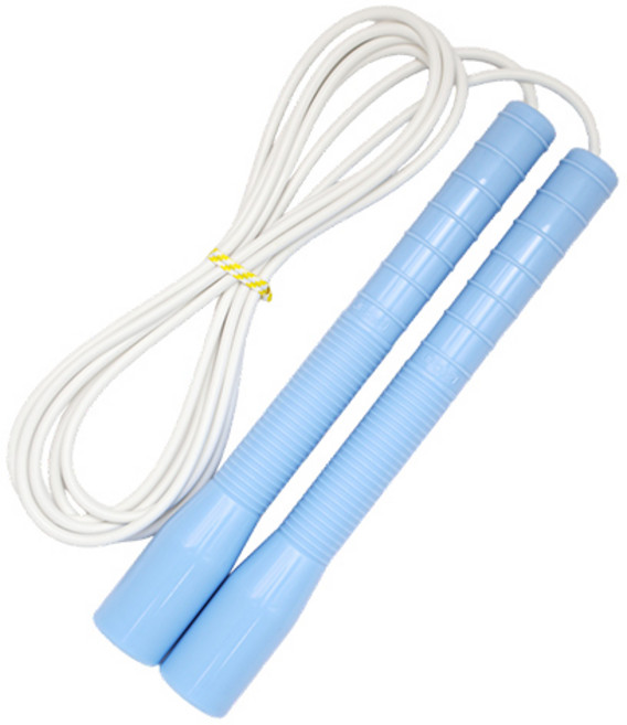 제이에프로프 스피드 줄넘기 가로형, 스카이블루+흰줄, 1개