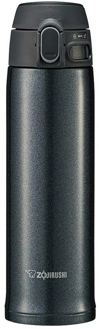ZOJIRUSHI 象印 不鏽鋼真空保溫杯 SM-TA48-BA, 黑色, 480ml, 1個