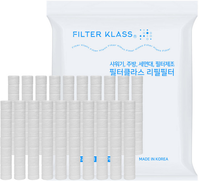 필터클래스 닥터피엘&바디럽 샤워기 호환 필터, 20개