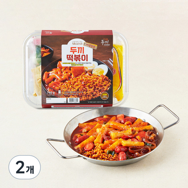 참맛나라 두끼 떡볶이 밀키트, 760g, 2개
