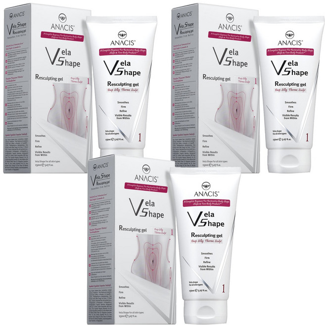아나시스 벨라쉐이프 리스컬팅젤, 3개, 150ml