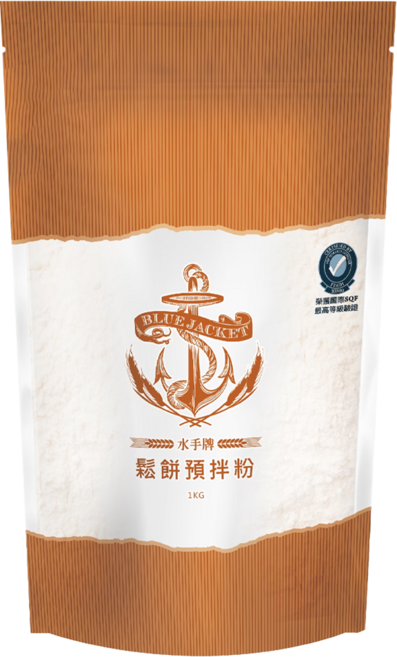 聯華製粉 BLUE JACKET 水手牌 鬆餅預拌粉, 1kg, 1包