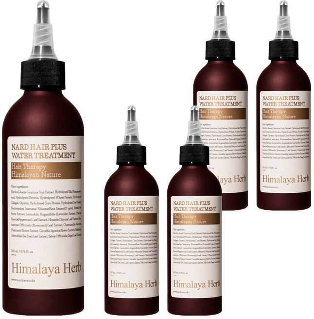 나드 부케가르니 헤어 플러스 워터 트리트먼트, 200ml, 5개