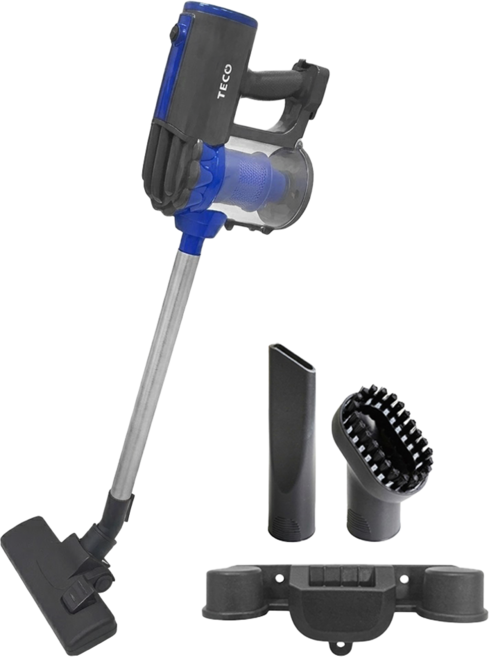 TECO 東元 手持式旋風吸塵器 XYFXJ101 1.5kg, 黑色 + 藍色