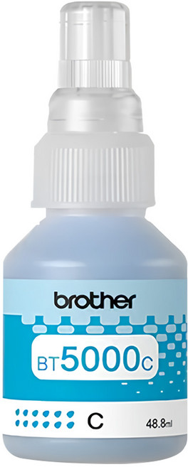brother 兄弟牌 BT5000C 噴墨複合機墨水補充瓶, 1瓶, 藍色