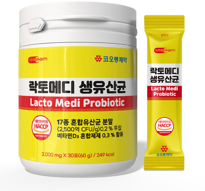코오롱제약 락토메디 생유산균 30p, 60g, 1개