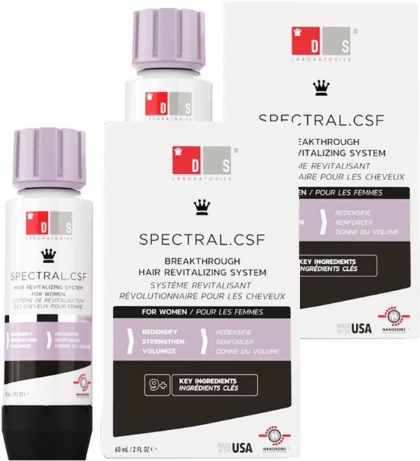 DS LABORATORIES 女性頭皮護理安瓶精華液, 60ml, 2瓶