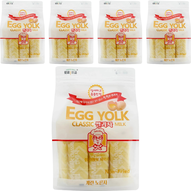 HEALTH DAILY 健康日誌 韓式蛋黃米餅, 240g, 5個