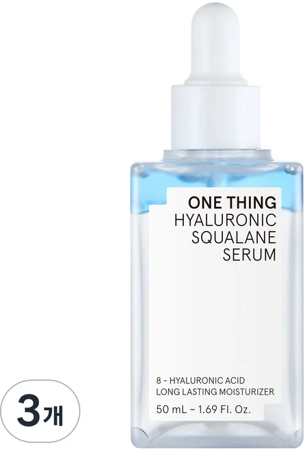 원씽 히알루로닉 스쿠알란 세럼, 3개, 50ml - 쿠팡