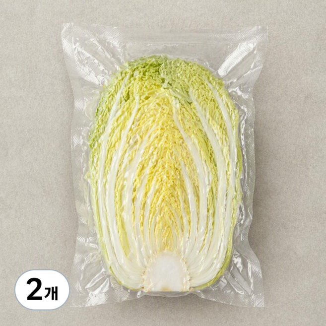 속까지 선별한 국내산 배추 1/2통, 800g, 1개입, 2개