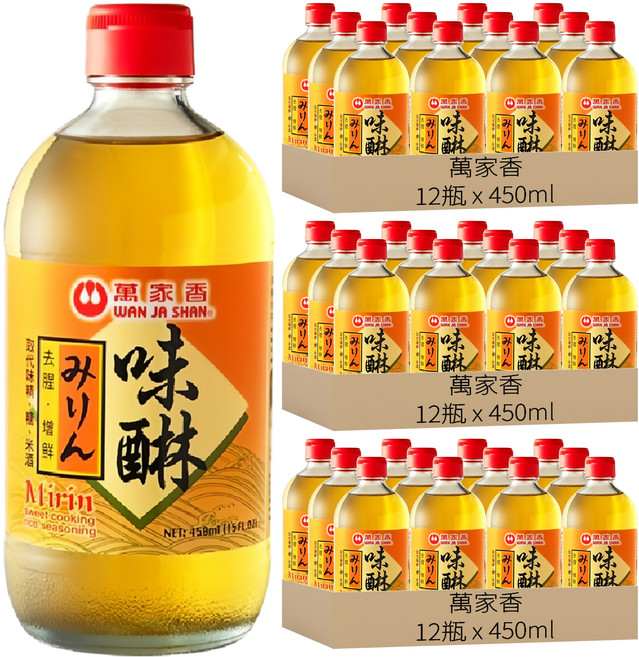 萬家香 味醂, 450ml, 36瓶