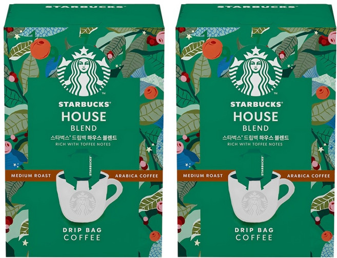 스타벅스 드립백 하우스 블렌드, 9g, 5개입, 2개