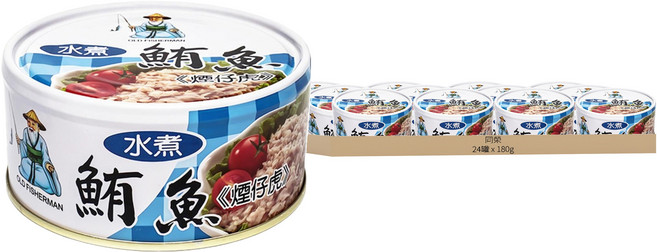 同榮 水煮鮪魚 煙仔虎, 180g, 24罐