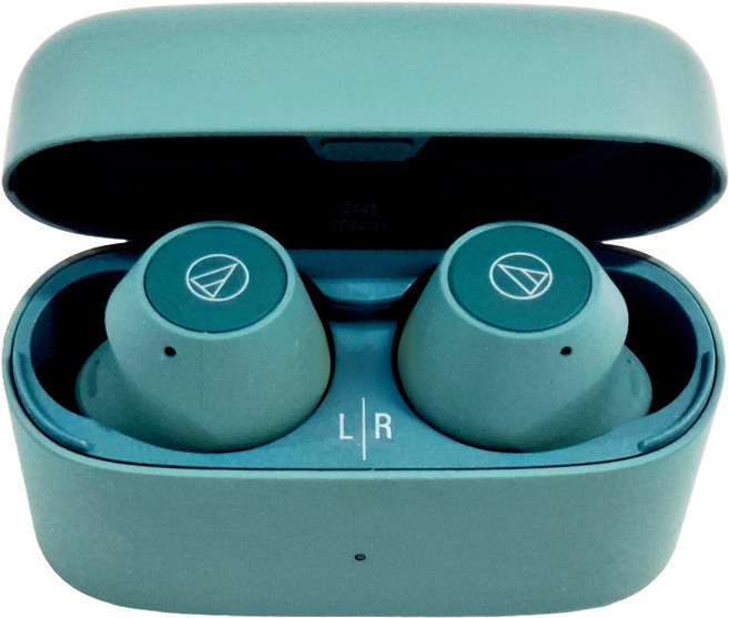 audio-technica 鐵三角 真無線耳機 原廠保固, ATH-CKS30TW+, 綠色