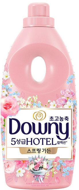 다우니 고농축 섬유유연제 스프링 가든 러브 본품, 1L, 1개