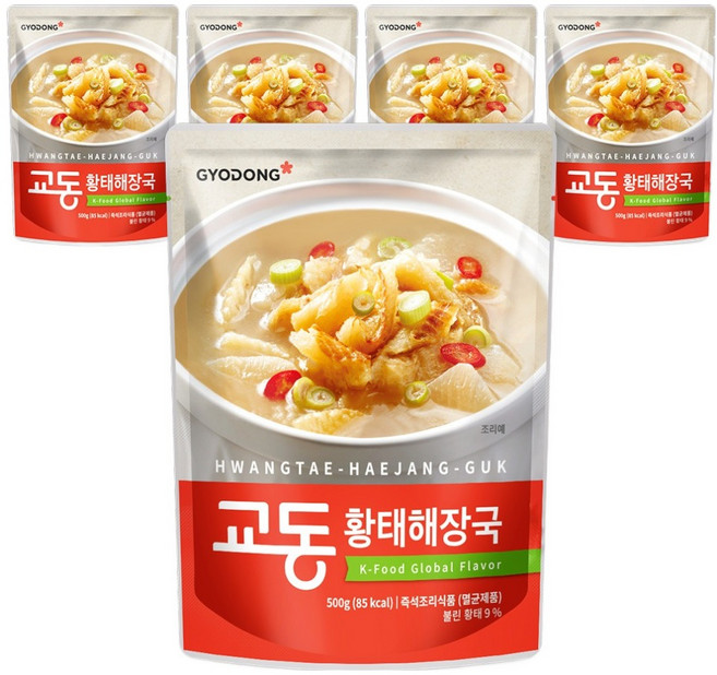 교동 황태해장국, 500g, 5개