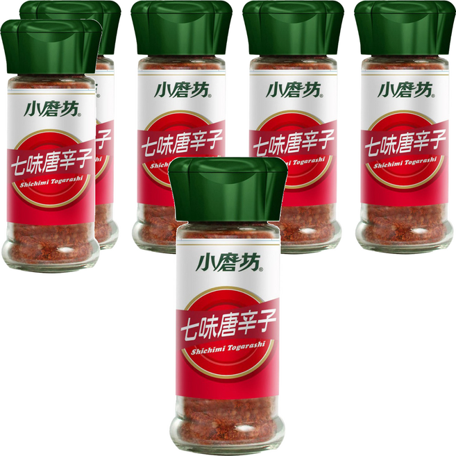 小磨坊 七味唐辛子, 25g, 6瓶