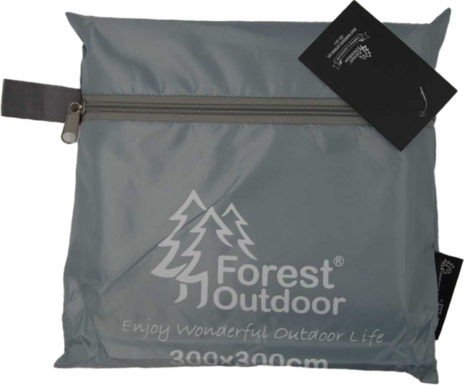 Forest Outdoor 群森戶外 多功能防水布 天幕 地墊, 銀光灰