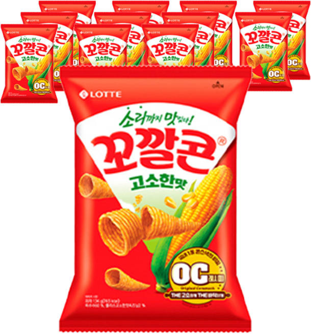 꼬깔콘 고소한맛, 134g, 12개