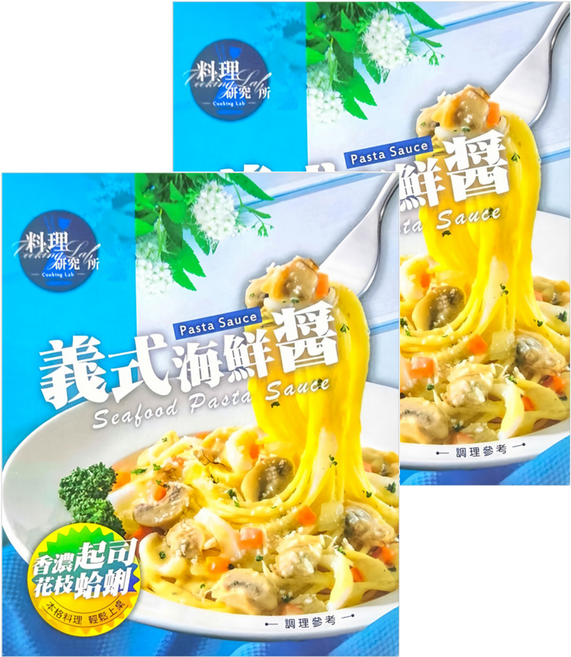 聯夏 料理研究所 義式海鮮醬, 140g, 2盒