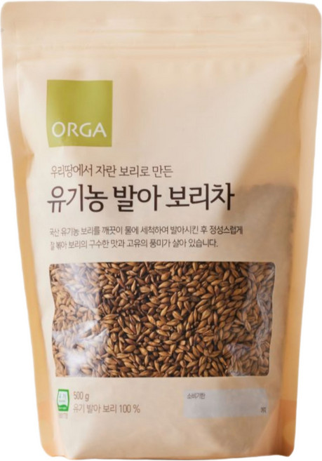 올가홀푸드 발아 보리차, 500g, 1개입, 1개