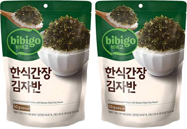 비비고 한식간장김자반, 50g, 2개