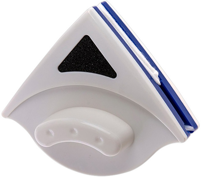 Axis 艾克思 三角型磁性雙面玻璃擦窗器4合1組, 1組, 白色