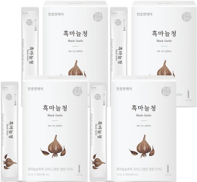천호엔케어 흑마늘청, 10ml, 30개입, 4개