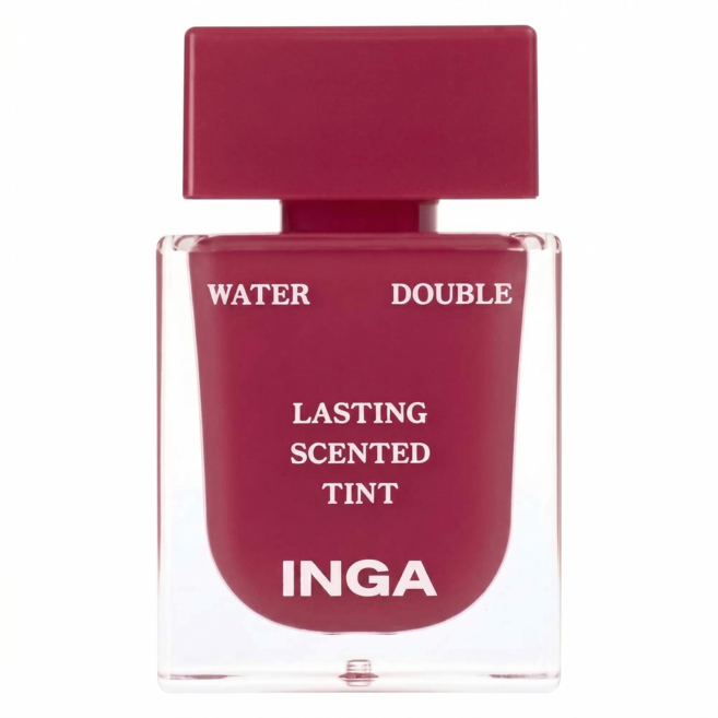 INGA Cosmetics 水感雙效持色香氛唇釉 4.3g, 香料熱紅酒, 1個