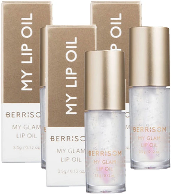 뉴앤뉴 베리썸 마이 글램 립 오일, 3개, 3.5g - 쿠팡