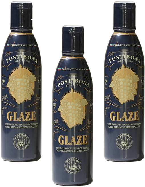 포스티보나 레드 발사믹 글레이즈, 3개, 250ml