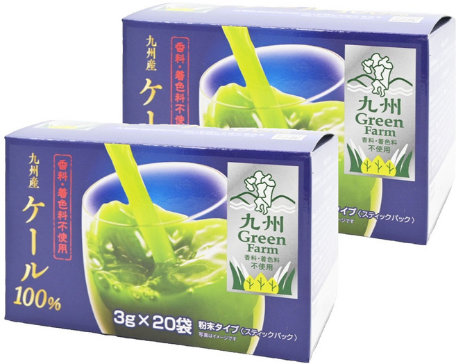 Global Garden 盛花園 日本九州產 100%羽衣甘藍菜青汁 20入, 60g, 2盒