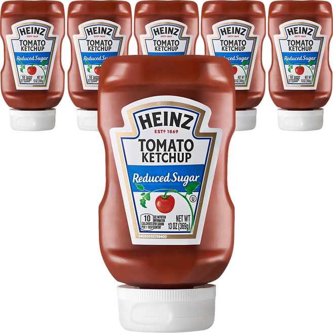 하인즈 리듀스드 토마토 케첩, 369g, 6개
