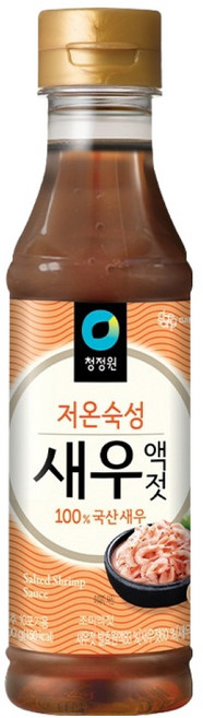 청정원 저온숙성 새우액젓, 500g, 1개