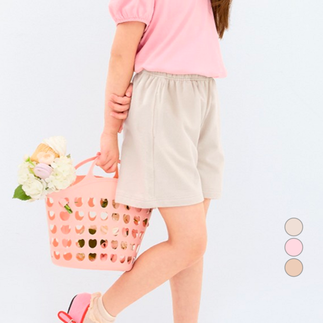 유니프랜드 여아용 프릴 반바지