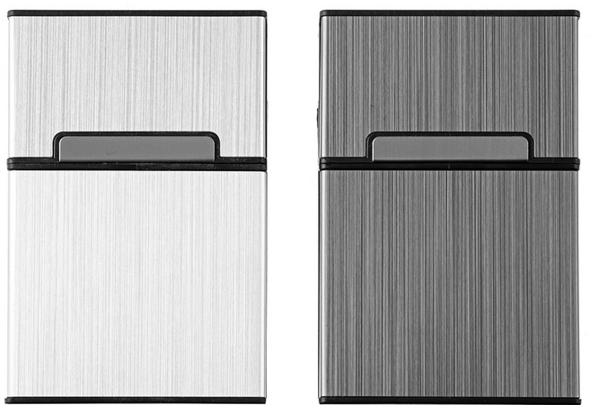 코멧 메탈 담배 케이스 2종 세트