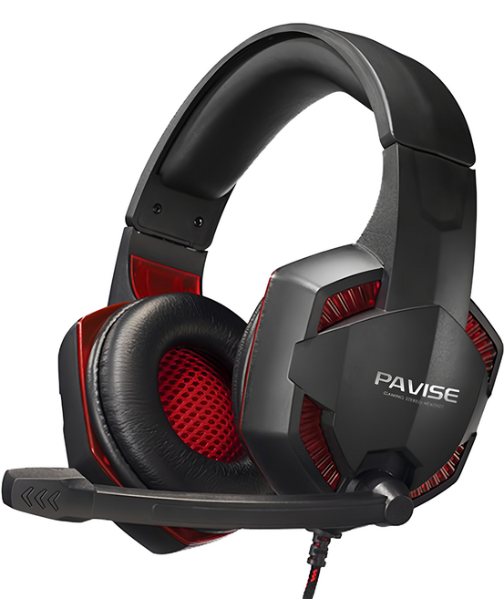 RONEVER PAVIS E電競耳機麥克風, MOE269, 紅色