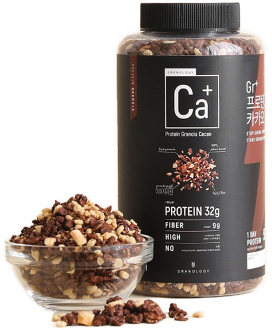 그라놀로지 프로틴 그래놀라 카카오 시리얼, 1개, 400g