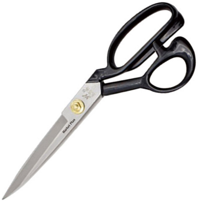 마켓플랜 리벳 프리미엄 재단 가위 12호, 실버, 1개