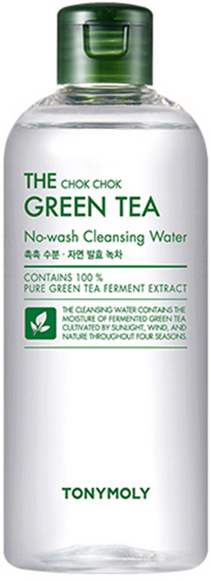 TONYMOLY 綠茶保濕免沖洗卸妝水, 300ml, 1瓶